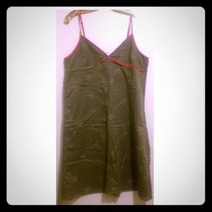 GAP Green Spaghetti Strap Dress