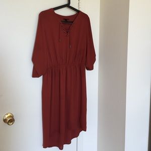 Rusty Orange Dress