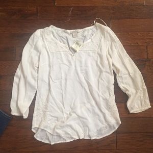 Lucky brand boho top. Transitional piece