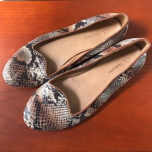 Snake Skin Flats