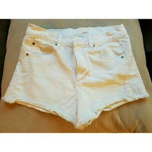 Retro High Waisted Short by Garage  Size 7 - White