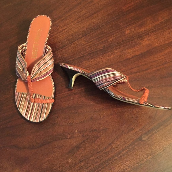Satin ribbon shoes