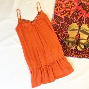 Victoria's Secret PINK Orange sundress/cover-up