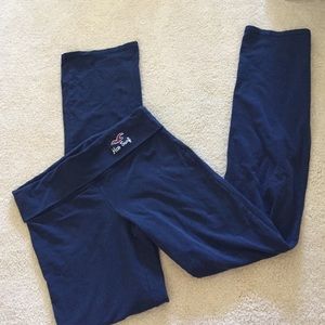Hollister navy yoga pants