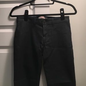 J Brand coated jeans