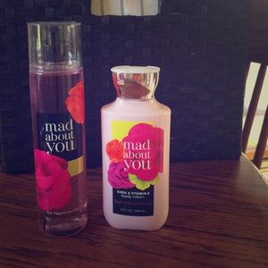 Mad about you by Bath and Bodyworks gift set