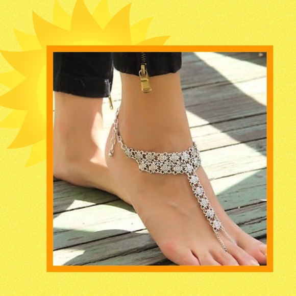 New metal anklet Foot Jewelry