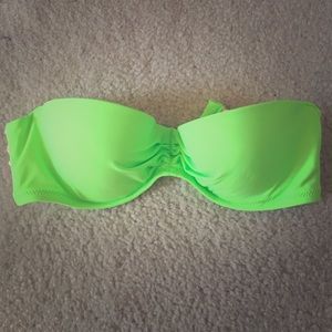 Neon green flirt bandeau