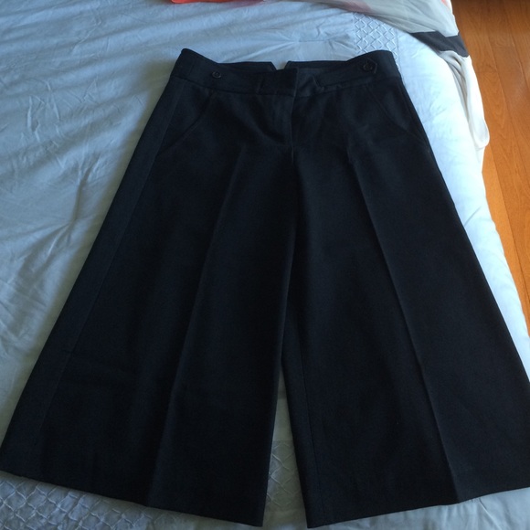Bcbg crop palazzo pants.