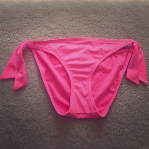 Hot pink bikini bottoms