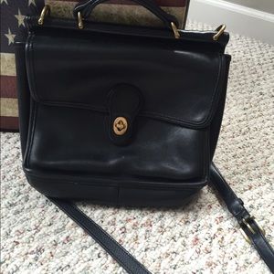 Black coach purse