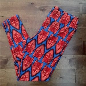 NWOT LuLaRoe Red Wolves TC
