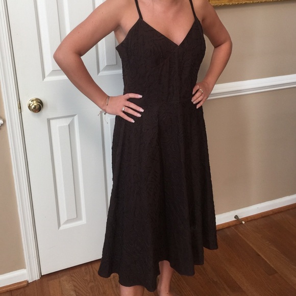 Brown Spaghetti Strap Dress