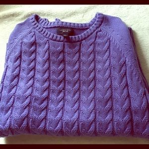 Lands End lavender sweater