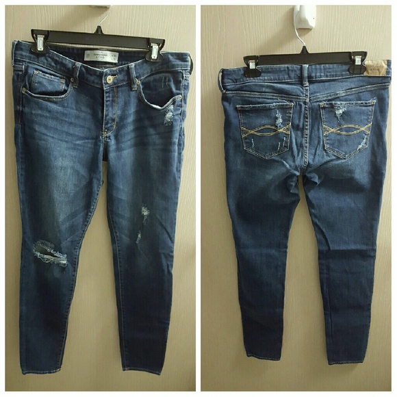 Abercrombie distressed jeans