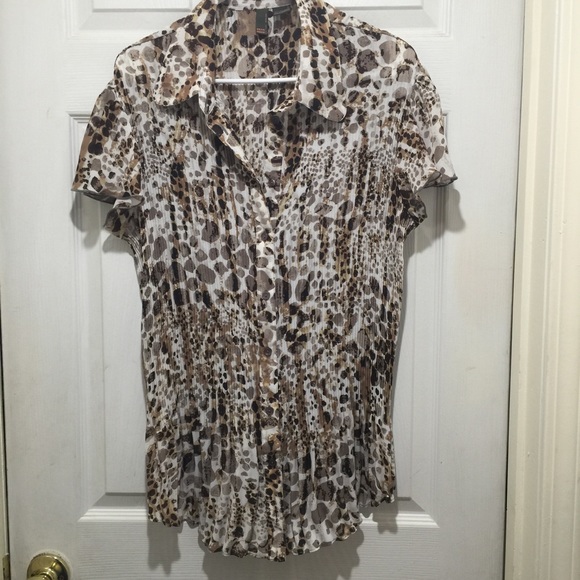 Sere Nade woman print top size 2x boutique top