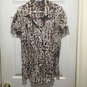 Sere Nade woman print top size 2x boutique top