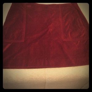 Gap Velvet Skirt
