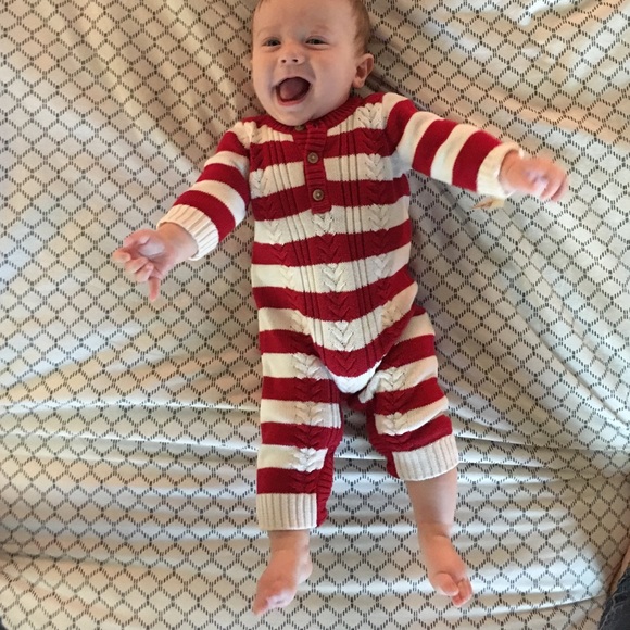 Cherokee Striped onesie
