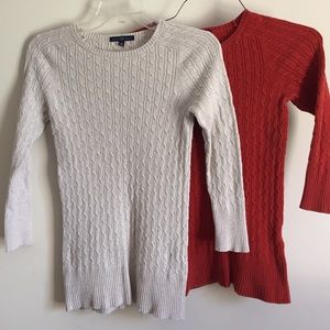 Pair of Gap sweaters