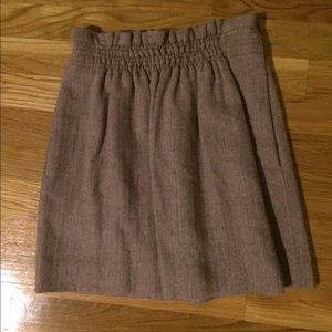 Tan Herringbone tweed skirt from J.Crew