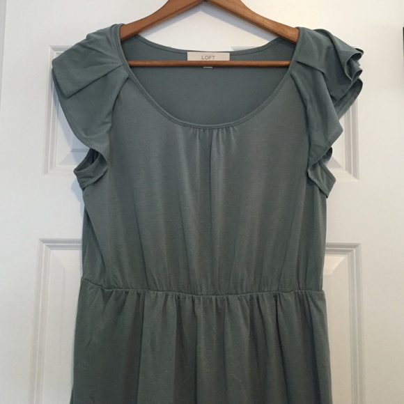 LOFT Dresses & Skirts - LOFT Sage Green/Grey Dress