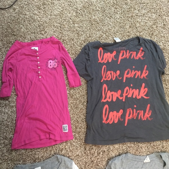 Victoria Secret Pink Shirts - Picture 1 of 2