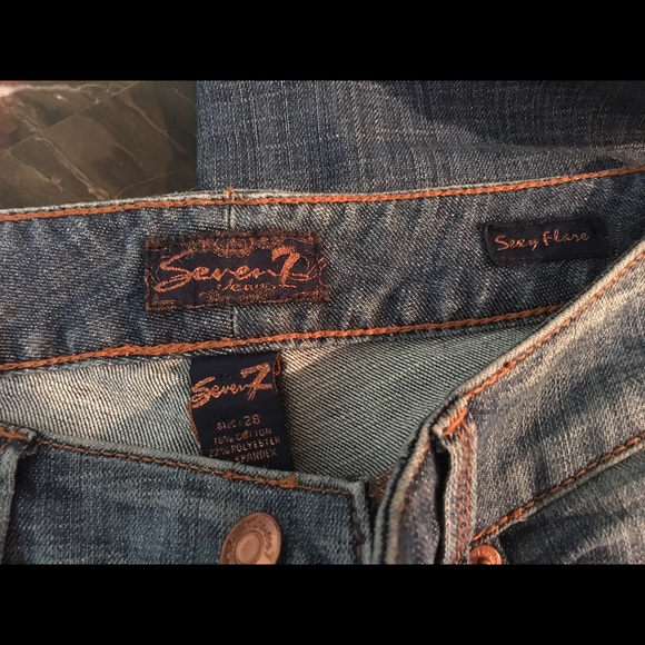 Size 6 Seven Sexy Flare Jeans - Picture 3 of 3