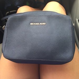 Navy Michael Kors crossbody