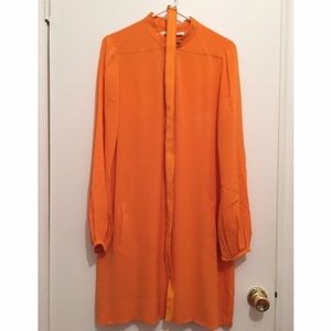 Diane Von Furstenberg High Neck 100% Silk Dress