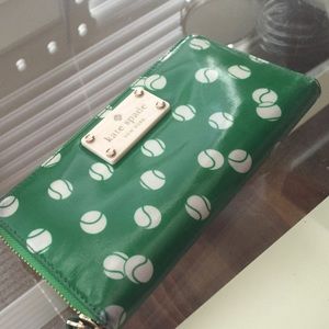 Kate spade tennis ball wallet