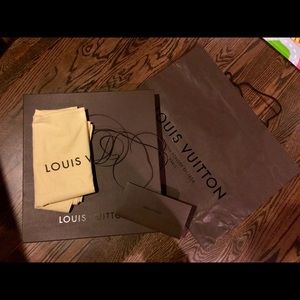LV Neverfull Gm box and dustbag
