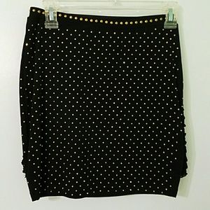 Two Mini Skirts - Black