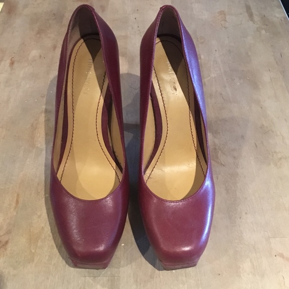 Nine West - burgundy heels