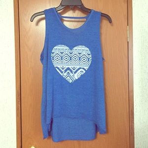 Blue Heart Tank