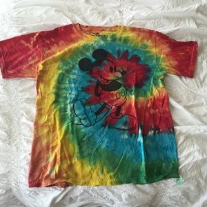 Mickey Mouse tie dye tshirt