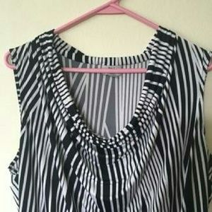 Worthington Sleeveless Cowl Neck Top