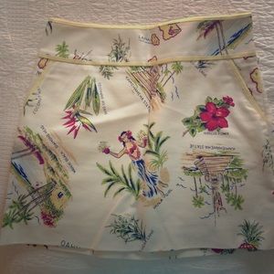 J Crew tropical skirt