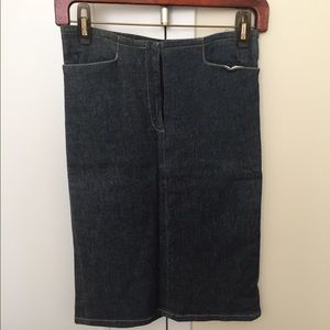French connection denim skirt, 0