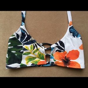 Midori Hibiscus Honey Bikini Top