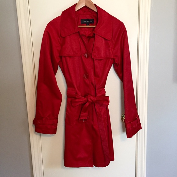 Sexy Red Trench Coat