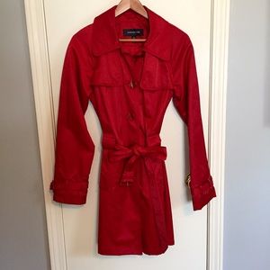 Sexy Red Trench Coat