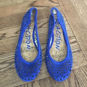 Kenneth Cole Reaction Blue Flats