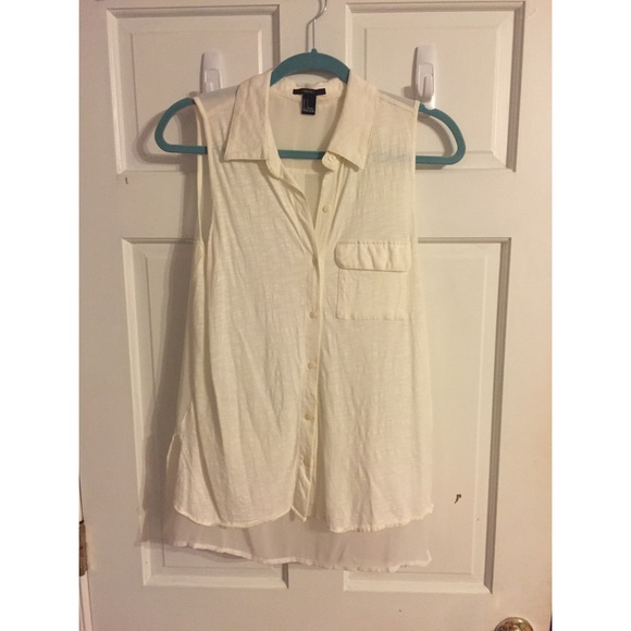 Forever 21 cream tank