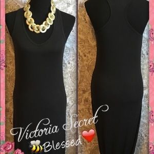 Black maxi dress