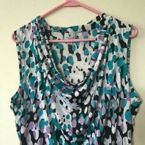 Worthington Sleeveless Cowl Neck Top