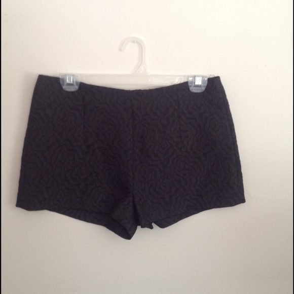 Zara Black Lace Shorts