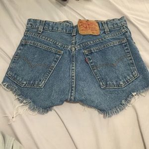 Vintage High-Waisted Levi Cut-off's