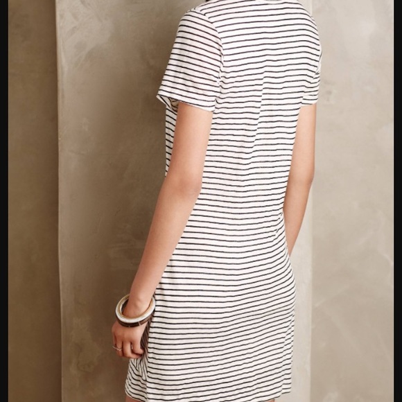 Anthropologie Dolan stripeknit  linen dress sz s - Picture 3 of 3