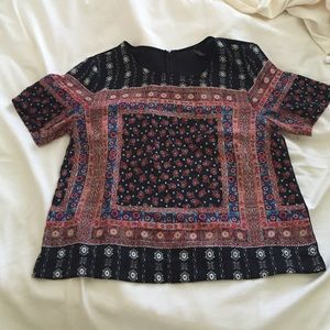 comfy, rarely worn forever 21 patterned shirt
